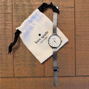 Kate Spade Silver Metro Stainless Steel Watch